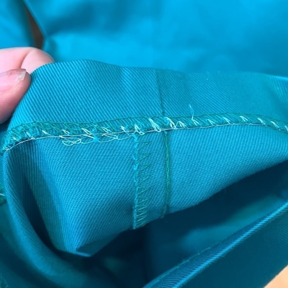 Levi’s Sportswear Vintage Green Button Zipper Pleated Mom Pocket Khaki Pants 13” - Picture 14 of 14